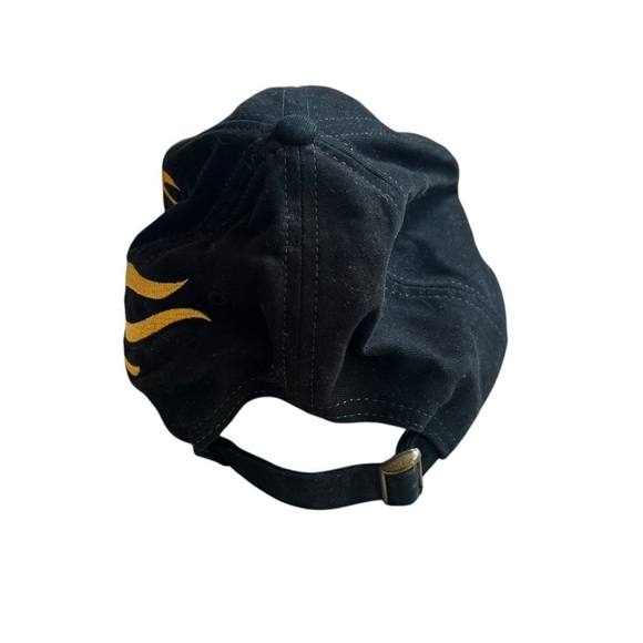 Shelby Black Cap with Flame Design - Picture 3 of 7
